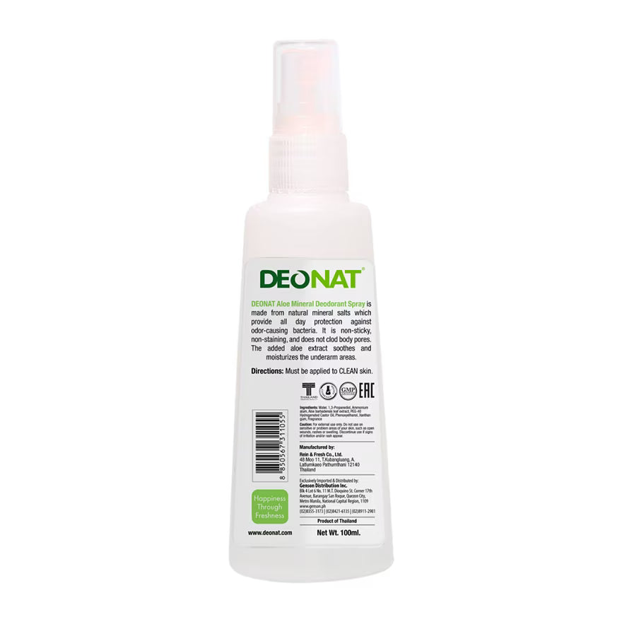 DEONAT Aloe Mineral Deodorant Spray 100ml