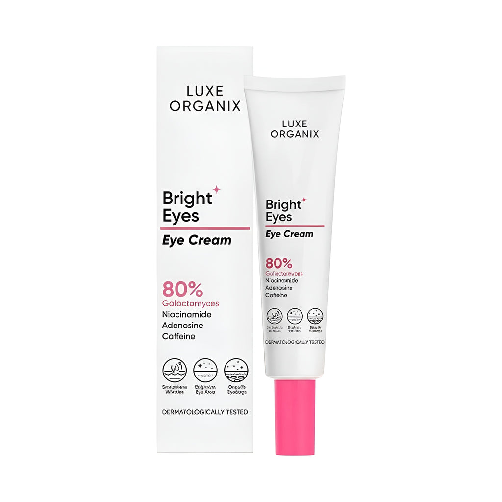 LUXE ORGANIX Bright Eyes Eye Cream 80% Galactomyces 15g
