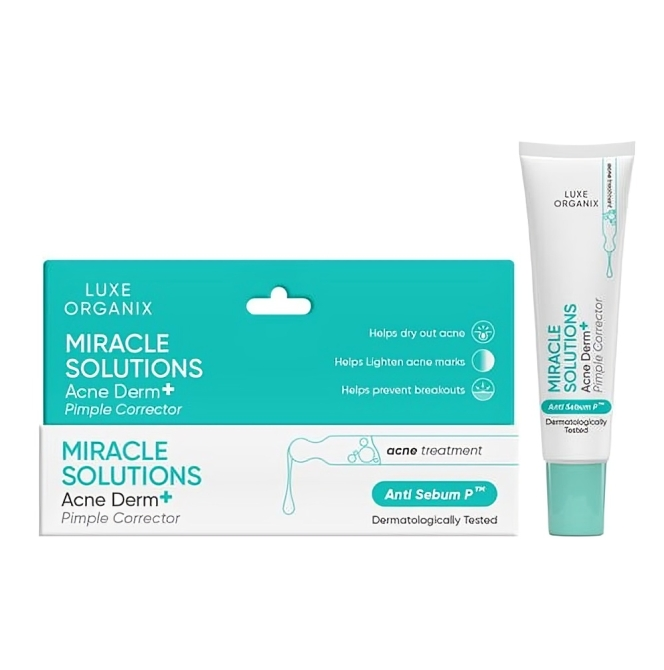 LUXE ORGANIX Miracle Solutions Acne Derm Pimple Corrector 20g