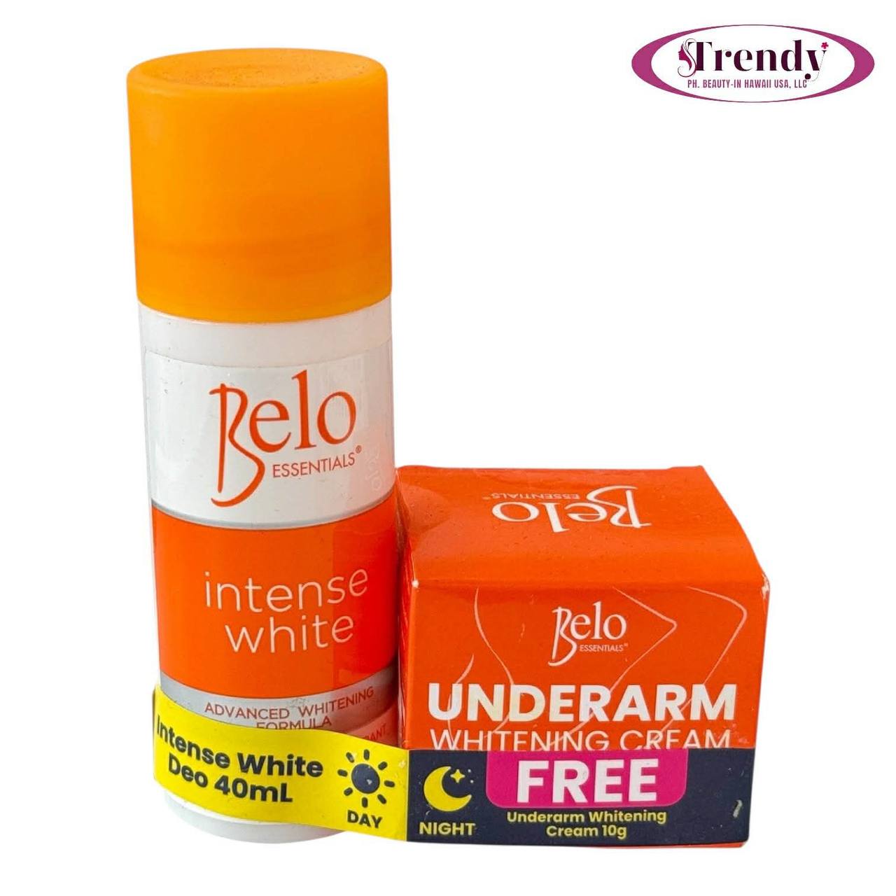 BELO ESSENTIALS Intense White Deo 40ml + Underarm Whitening Cream 10ml
