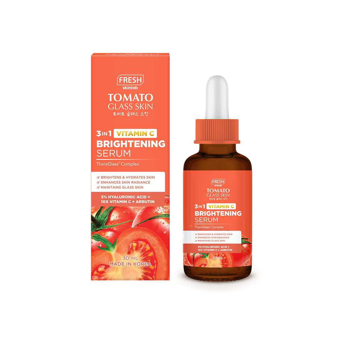 FRESH SKINLAB Tomato Glass Skin 3-in-1 Vitamin C Brightening Serum 30ml