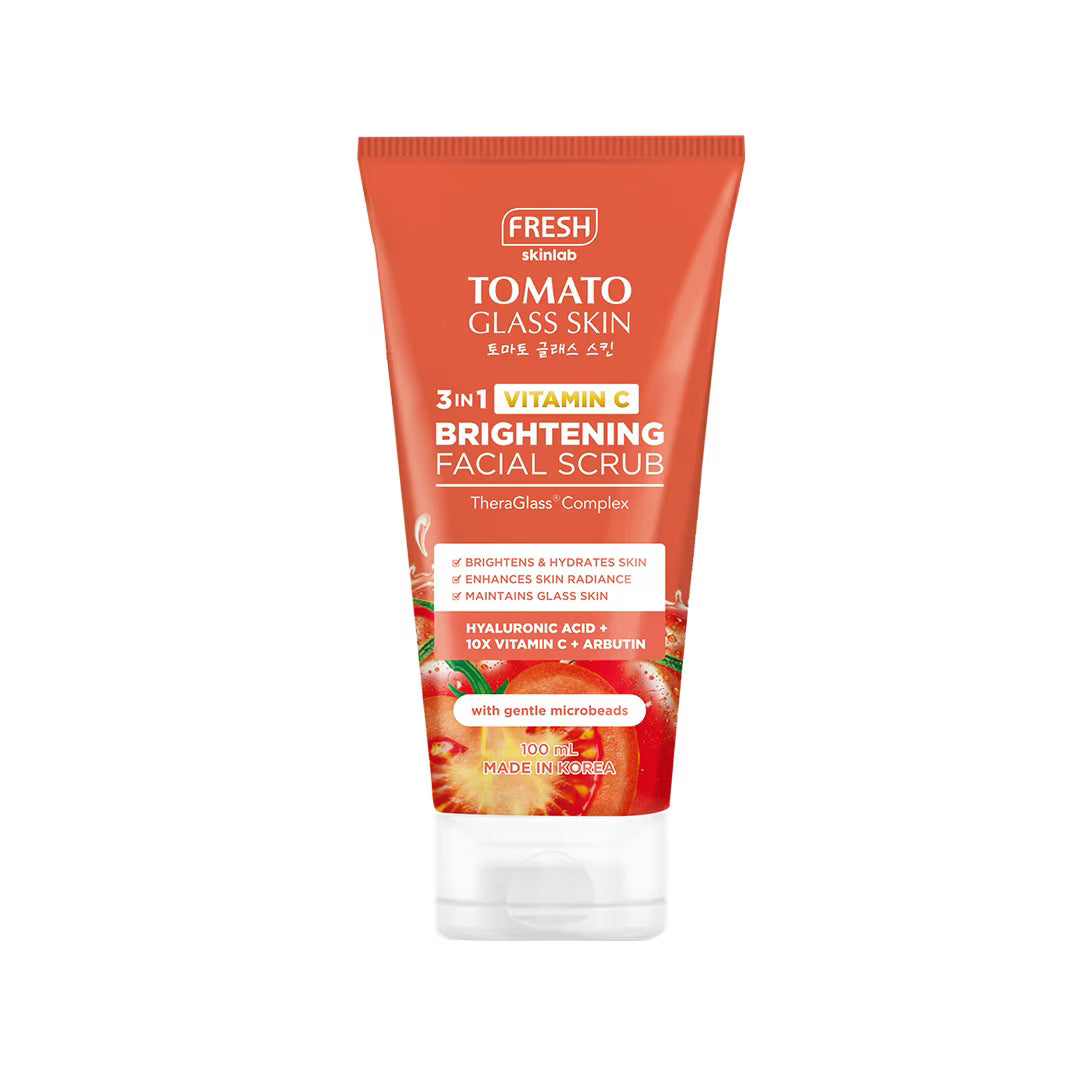 FRESH SKINLAB Tomato Glass Skin Brightening Facial Scrub 100ml