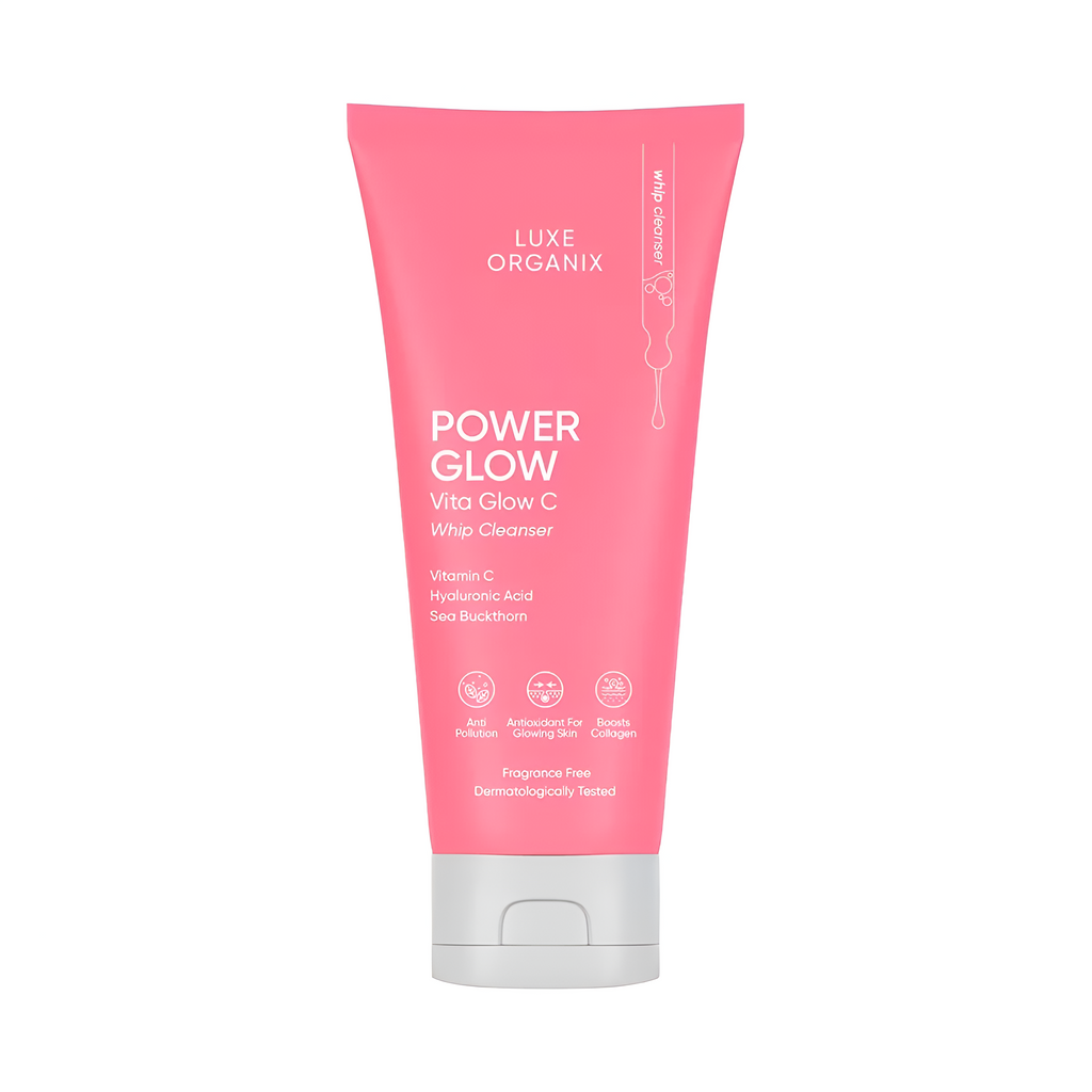 LUXE ORGANIX Power Glow Vita Glow C Whip Cleanser 150g