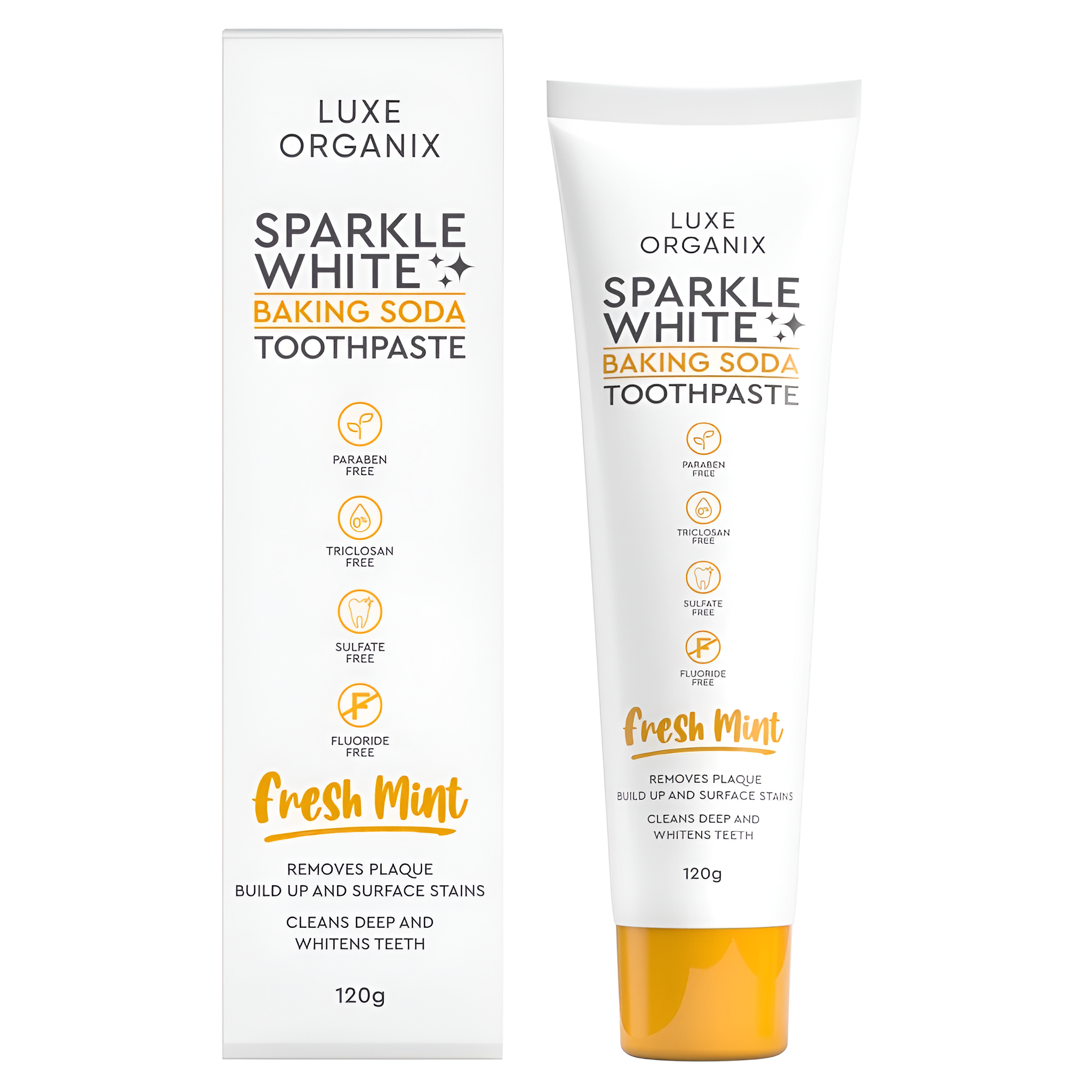LUXE ORGANIX Whitening Toothpaste 120g