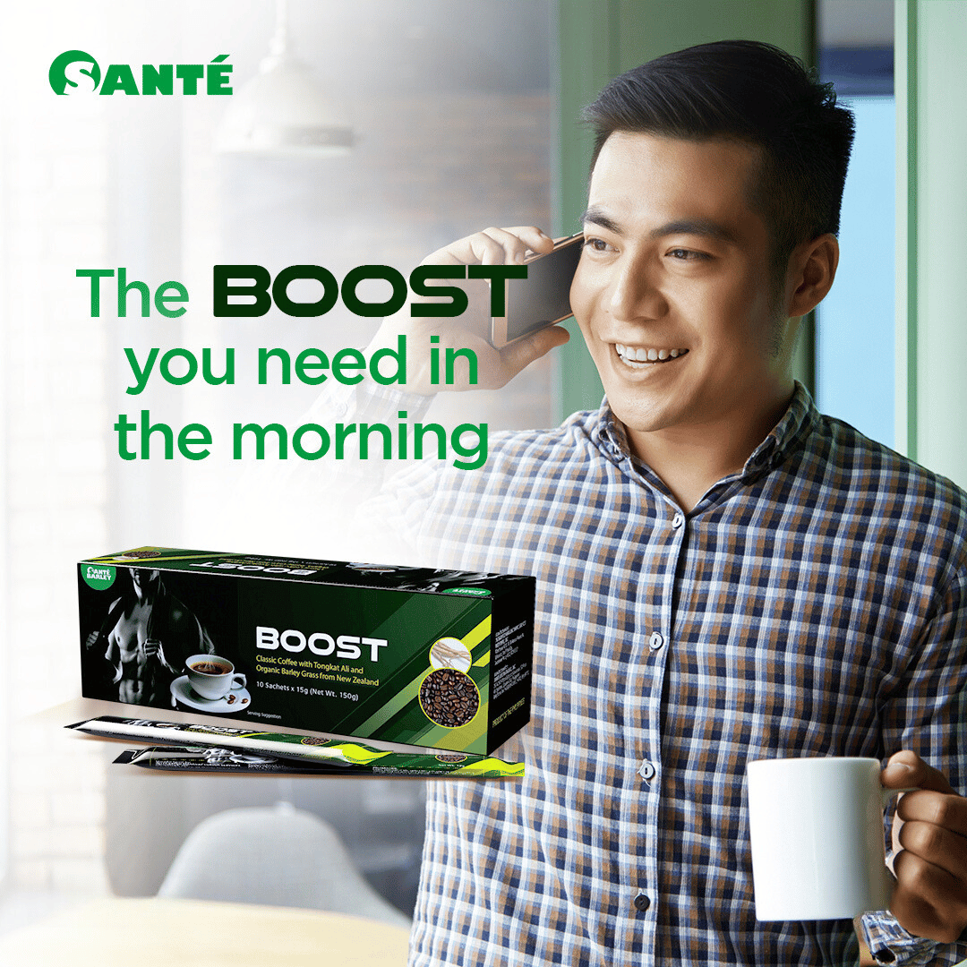 Sante Barley Boost Classic Coffee with Tongkat Ali