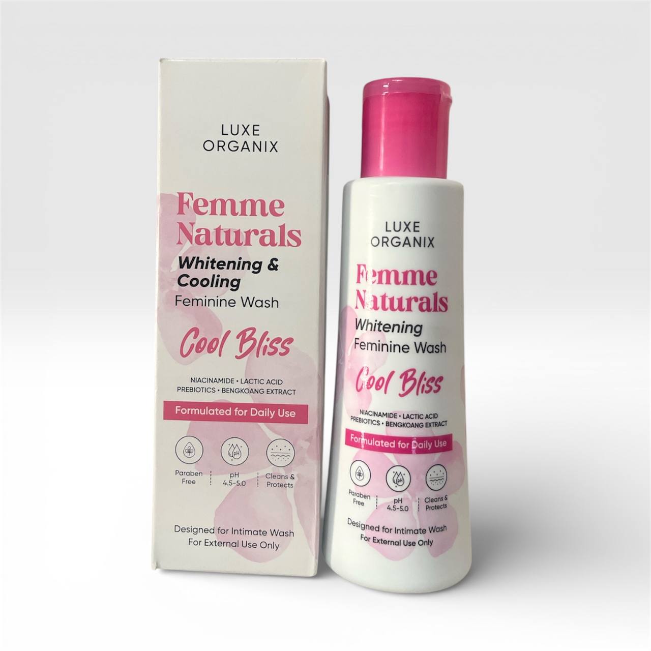 LUXE ORGANIX Femme Naturals Cool Bliss &  Pure Bliss 120ml