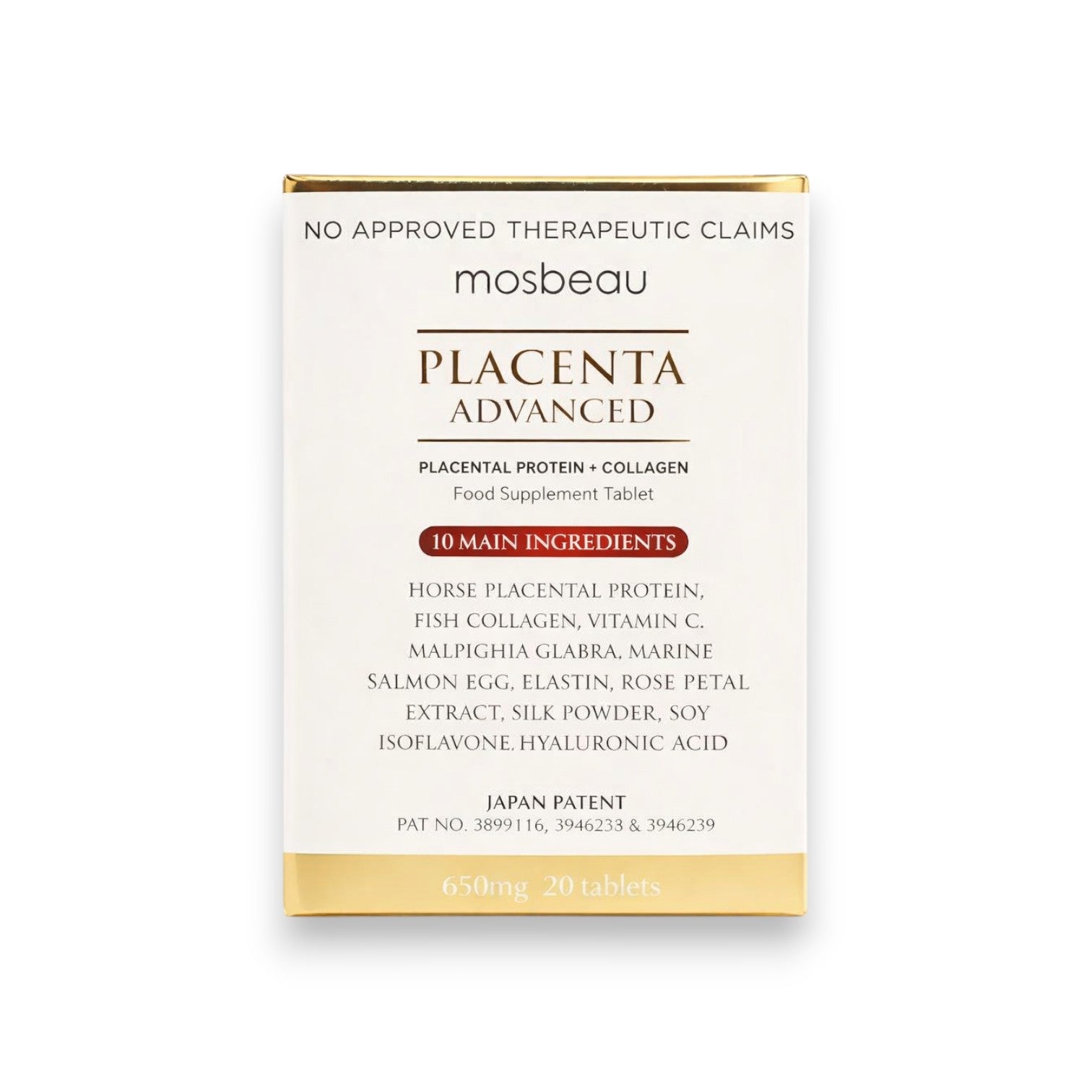 MOSBEAU Pl*centa White Advanced Tablet 650mg