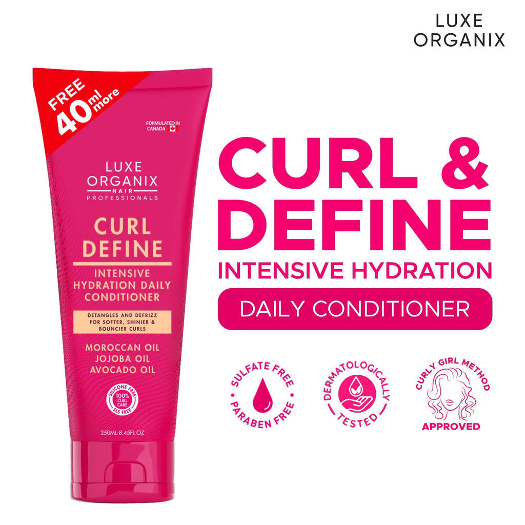 LUXE ORGANIX Curl Define Intensive Hydration Daily Conditioner