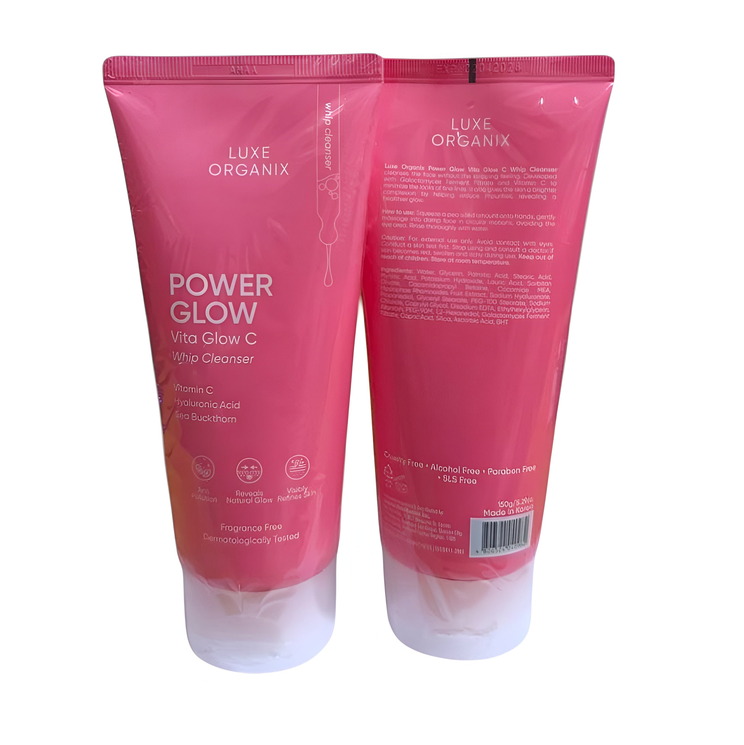 LUXE ORGANIX Power Glow Vita Glow C Whip Cleanser 150g