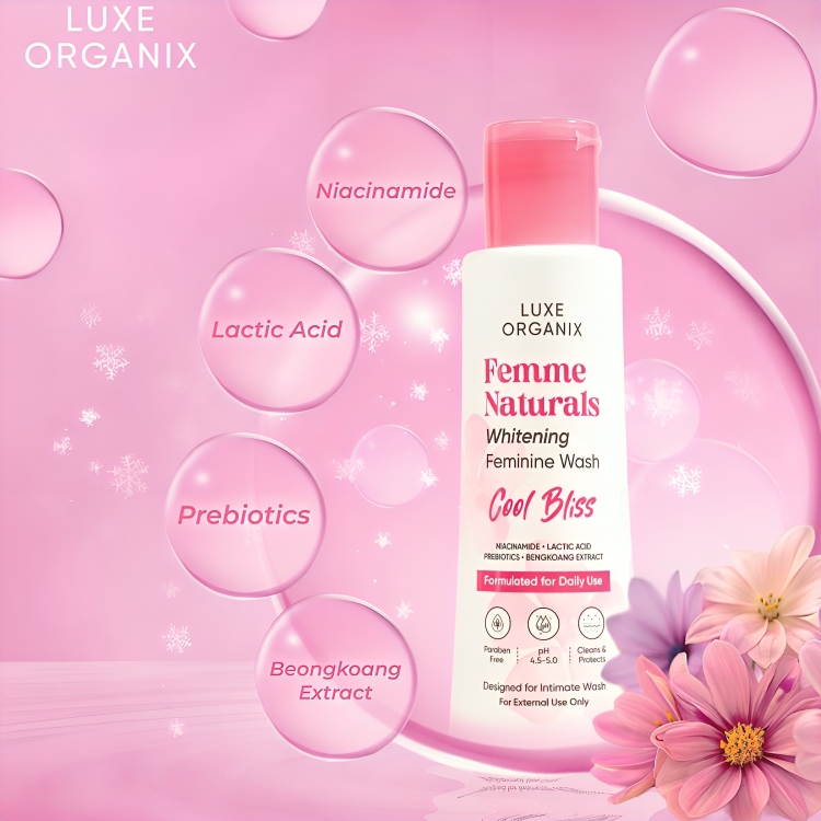 LUXE ORGANIX Femme Naturals Cool Bliss &  Pure Bliss 120ml