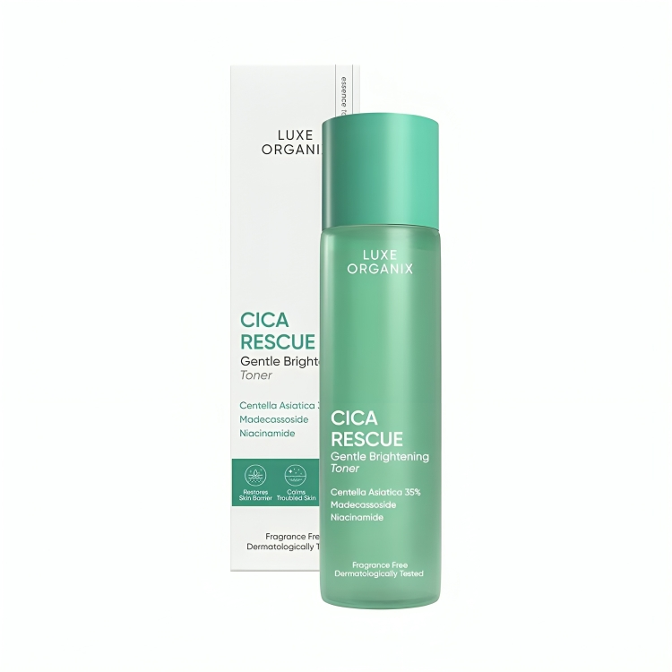LUXE ORGANIX Cica Rescue Gentle Brightening Toner