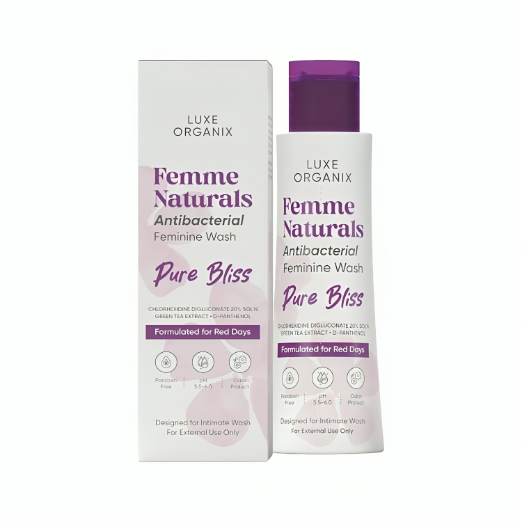 LUXE ORGANIX Femme Naturals Cool Bliss &  Pure Bliss 120ml