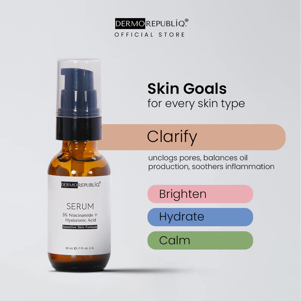 Dermorepubliq Serum 5% Niacinamide + Hyaluronic Acid 30ml