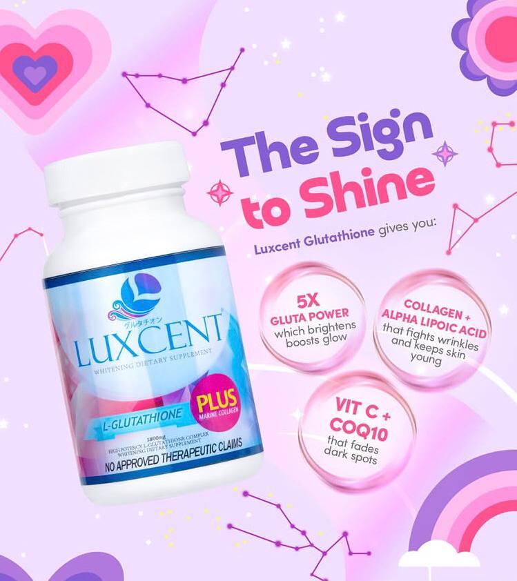 Luxcent L-Glutathione + Marine Collagen