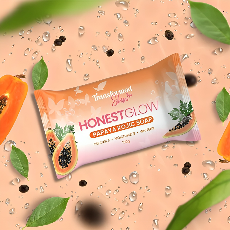 HONEST GLOW Papaya Kojic Soap 70g