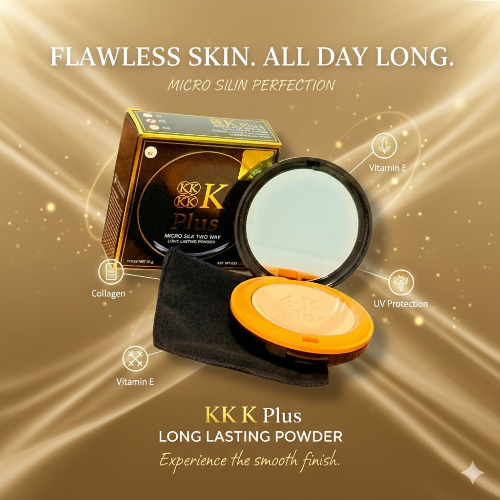 4K Plus Micro Silk Two Way Long Lasting Powder