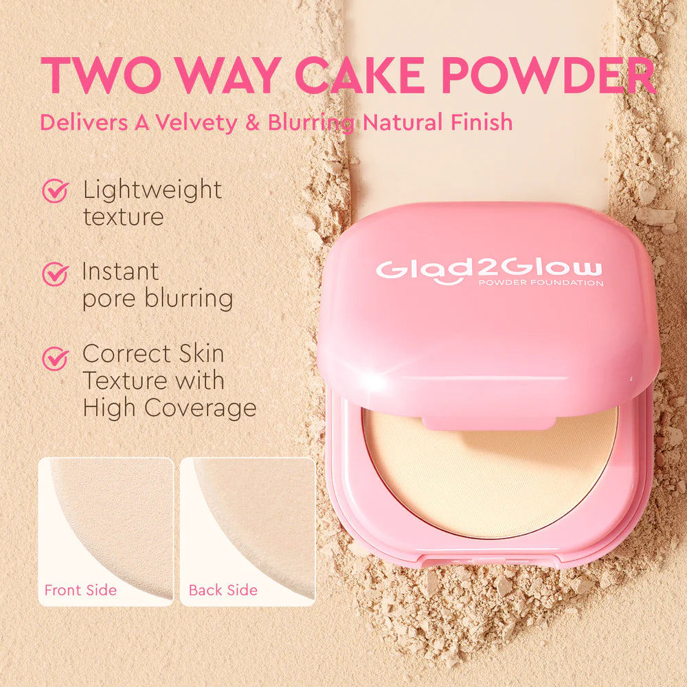 Glad2Glow Perfect Blurring Powder Foundation