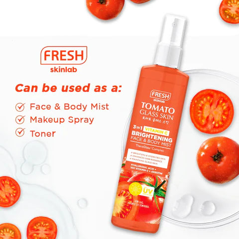 Fresh Skinlab Tomato Glass Skin Face & Body Mist 150ml