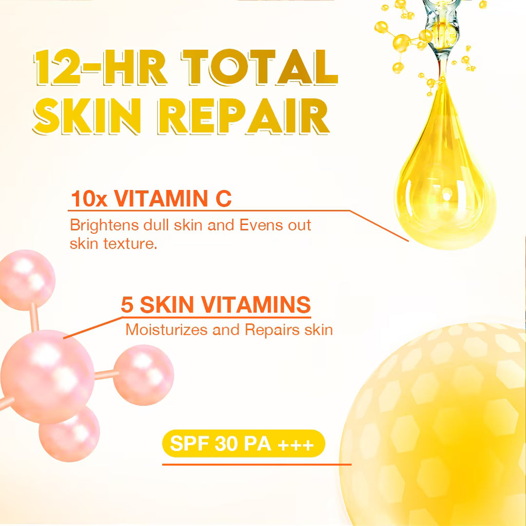 FRESH SKINLAB Tomato Glass Skin 3 in 1 Vitamin C Brightening Serum Cream SPF 30 10ml