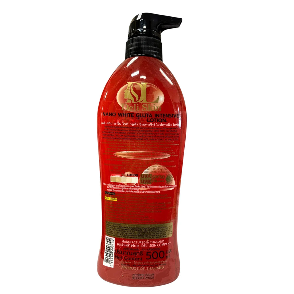 DELI SKIN Nano White Gluta Intensive Whitening Lotion 500 ml