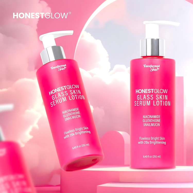 HONEST GLOW Glass Skin Serum Lotion 250ml