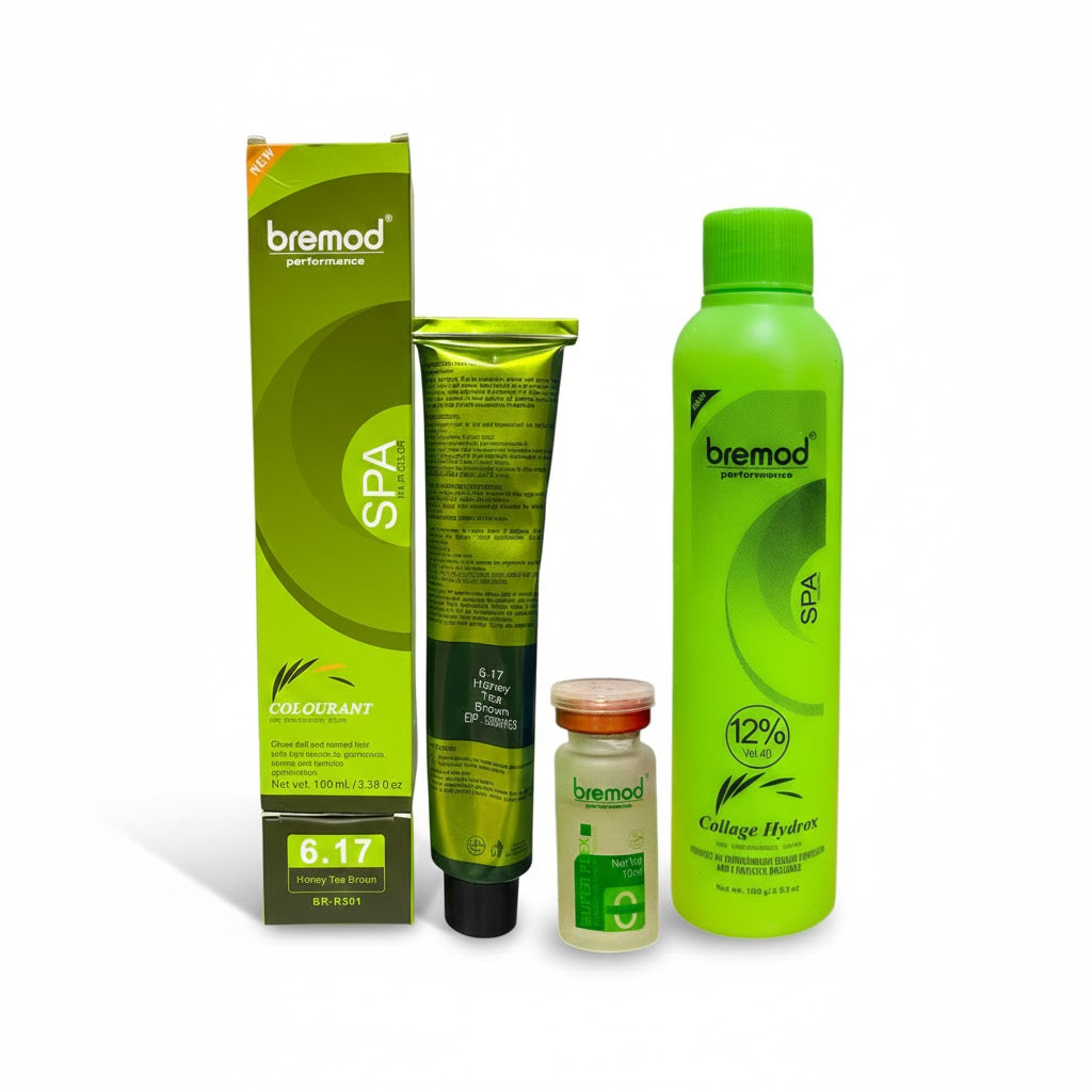 BREMOD Performance Bundle of 3 (Hair Color, Oxidizer, Super Flex Keratin)
