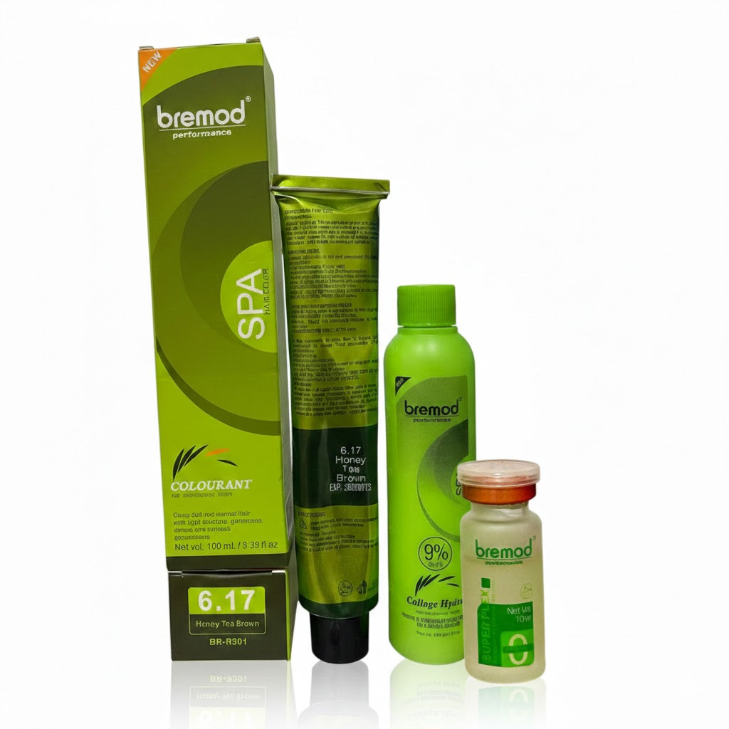 BREMOD Performance Bundle of 3 (Hair Color, Oxidizer, Super Flex Keratin)