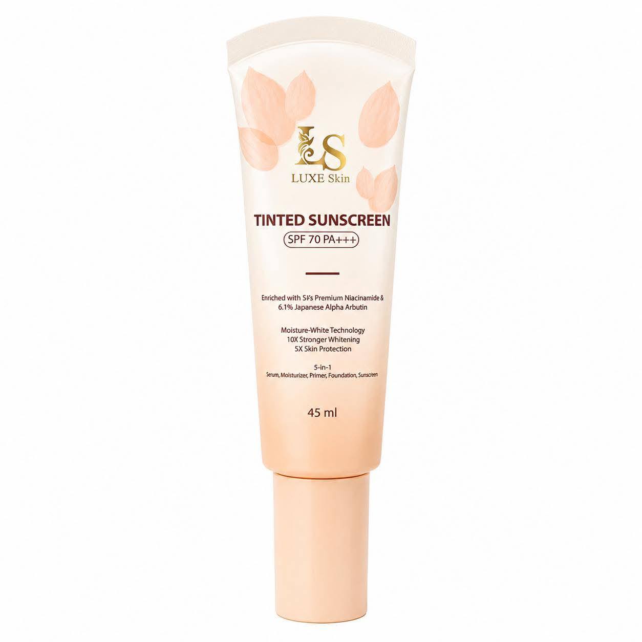 LUXE Skin Tinted Sunscreen SPF 70 PA+++ 45ml