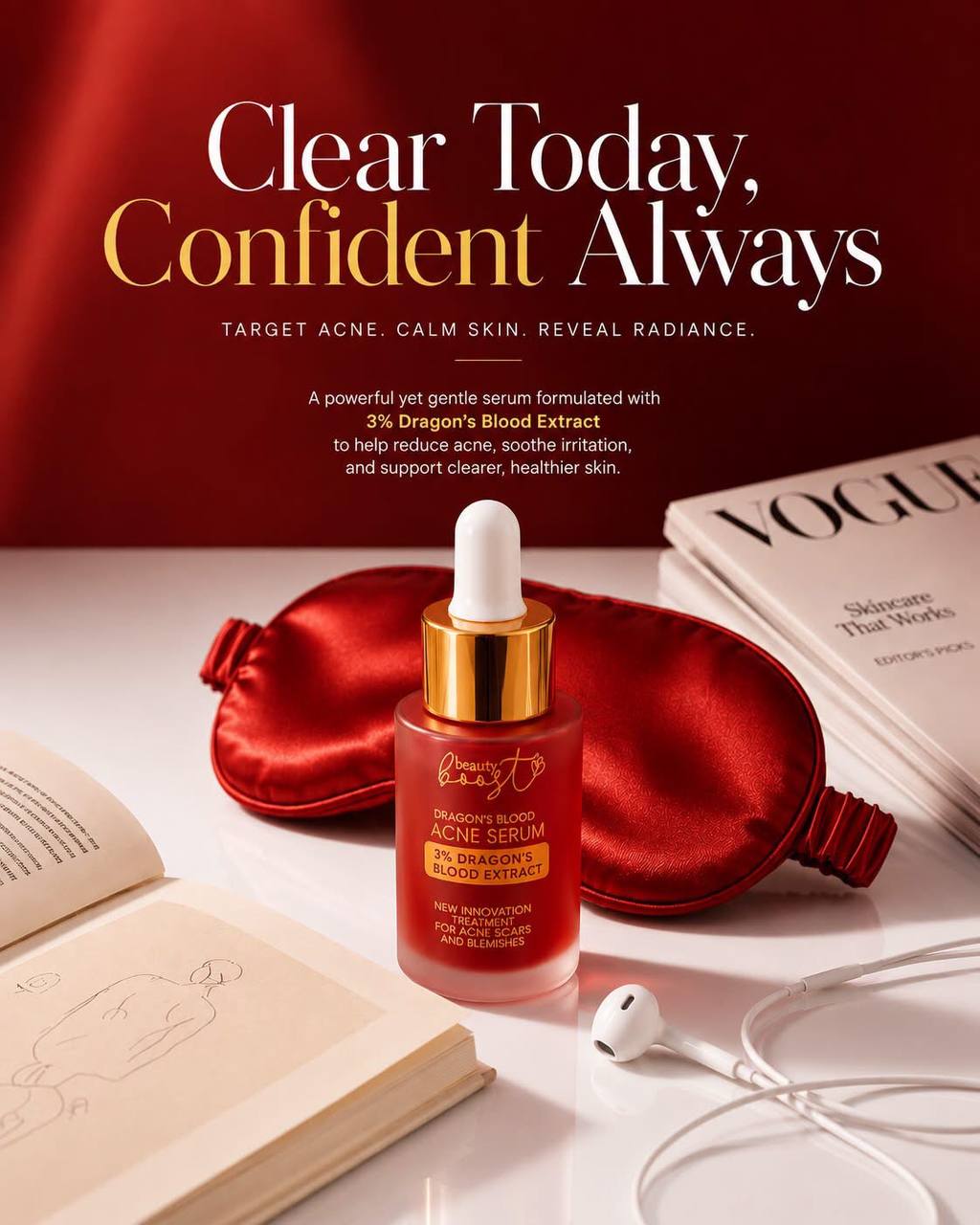 Beauty Boost Dragon's Blood Acne Serum