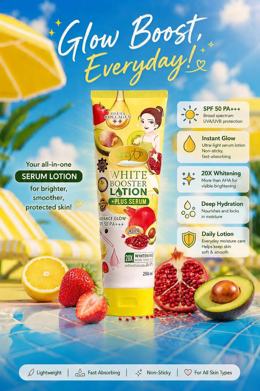 Beauty Boost White Booster Lotion + Plus Serum