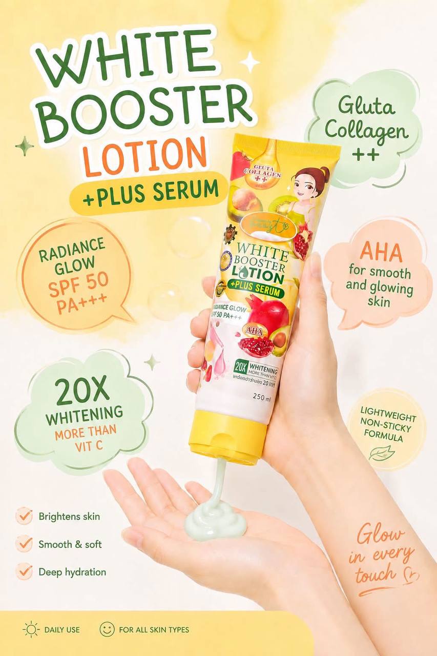 Beauty Boost White Booster Lotion + Plus Serum