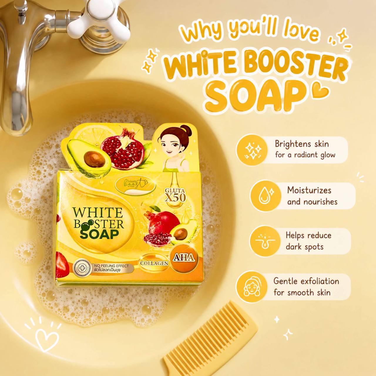 Beauty Boost White Booster Soap