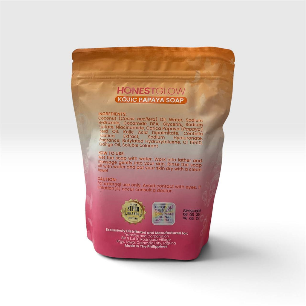 Honest Glow Papaya Kojic Soap x10 Niacinamide Pack