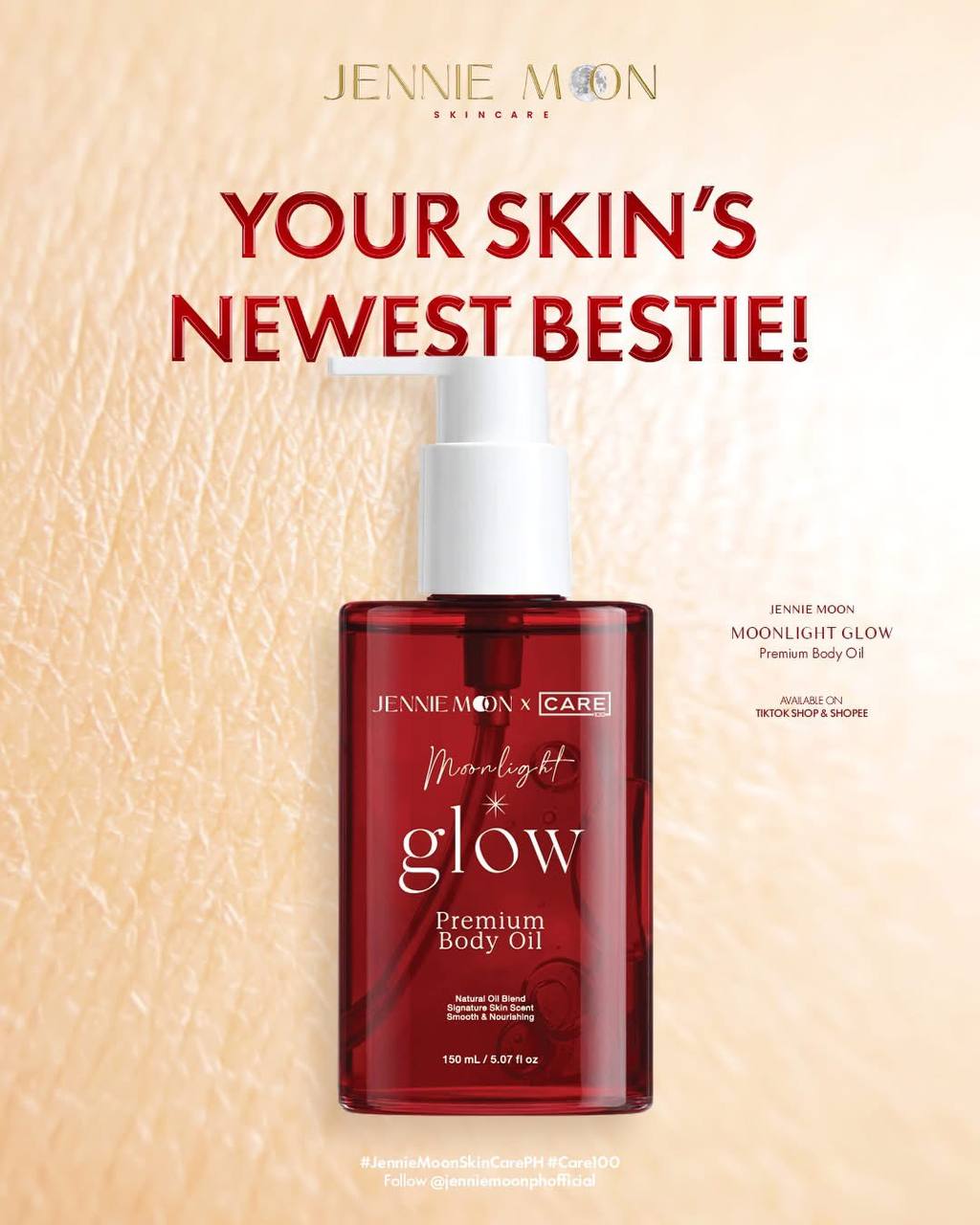 Jennie Moon Moonlight Glow Premium Body Oil 150ml