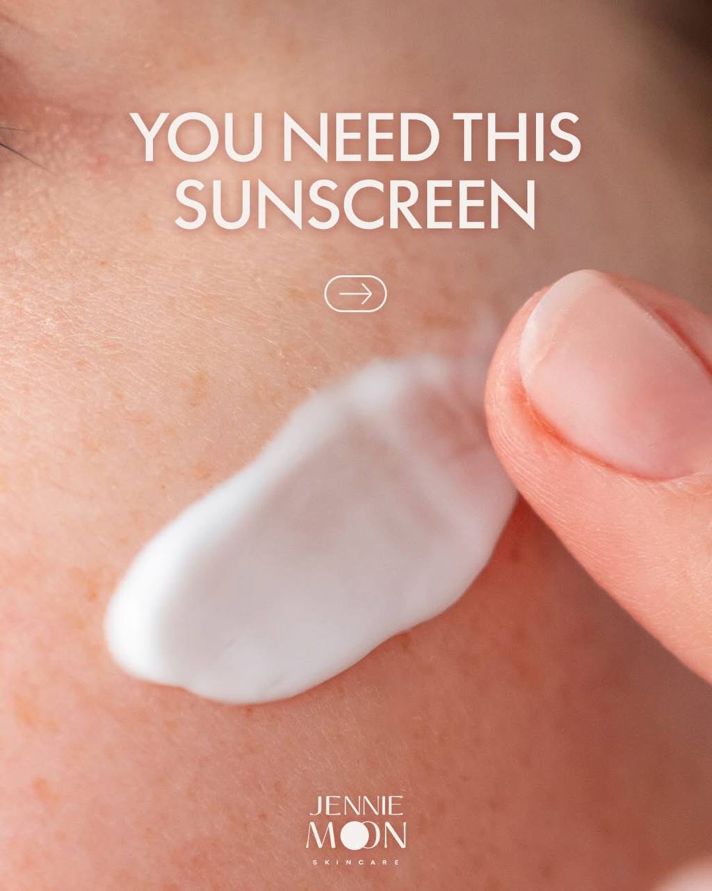 Jennie Moon x Care Milky Bright Sunscreen SPF 50 PA++++