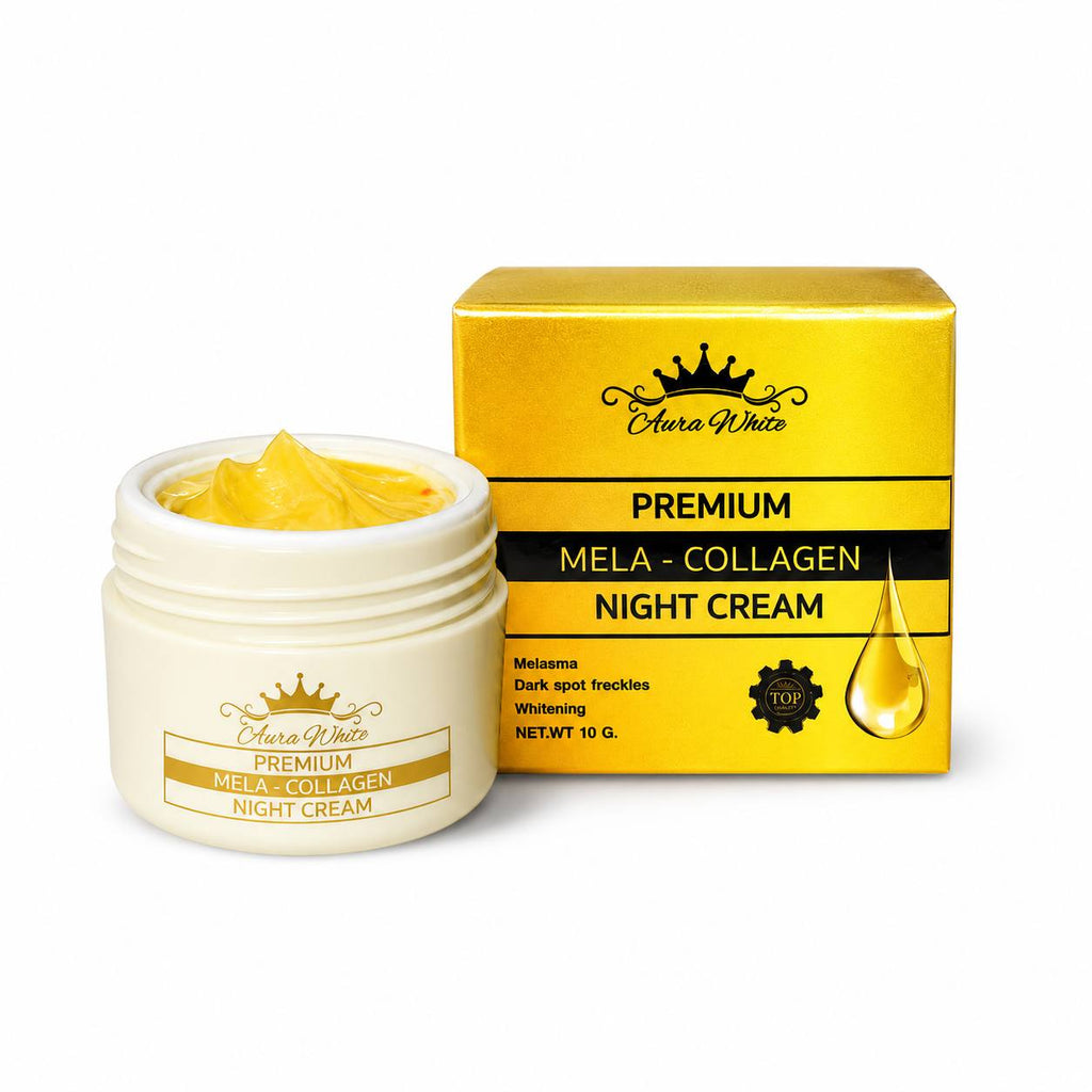Aura White Premium Mela-Collagen Night Cream