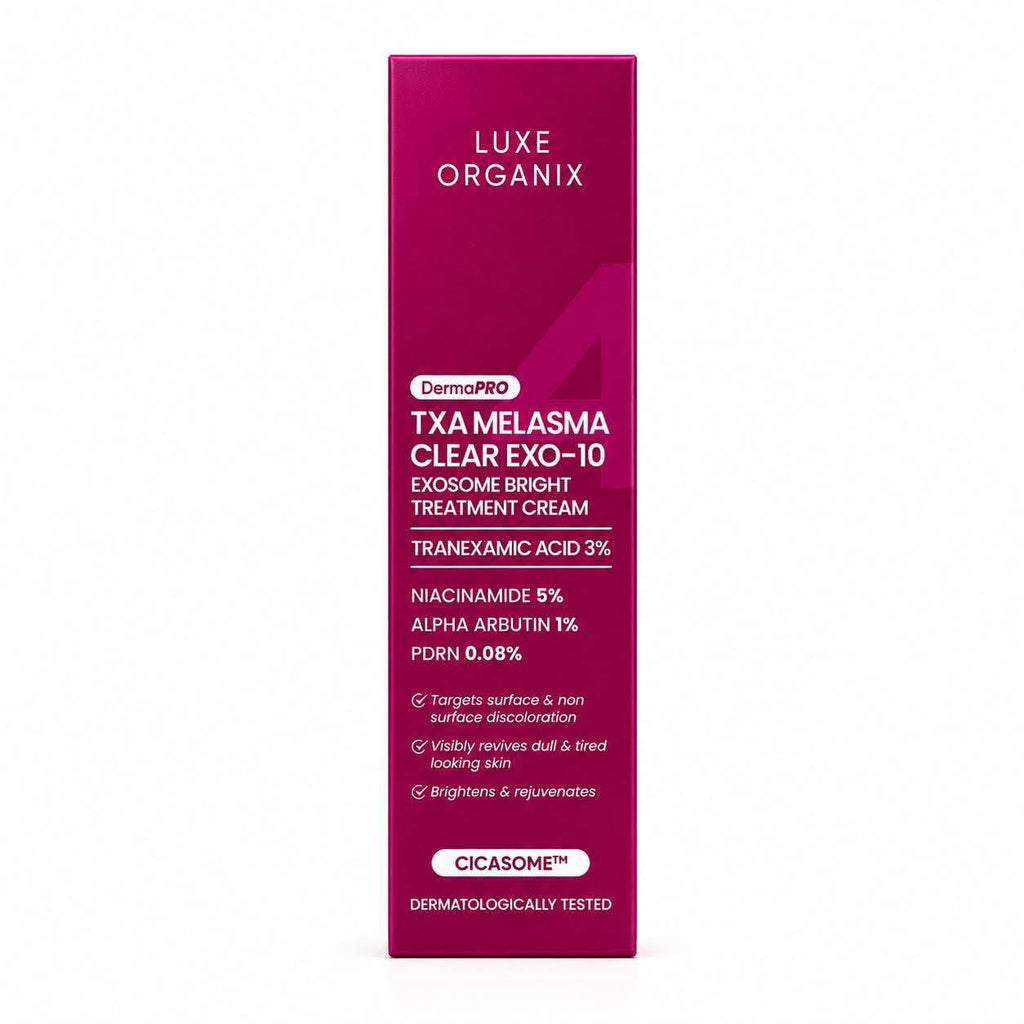 LUXE ORGANIX DermaPRO TXA Melasma Clear Exo-10 Exosome Bright Treatment Cream 150ml