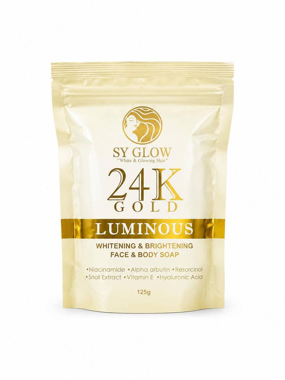 SY GLOW 24K Gold Luminous Brightening Soap