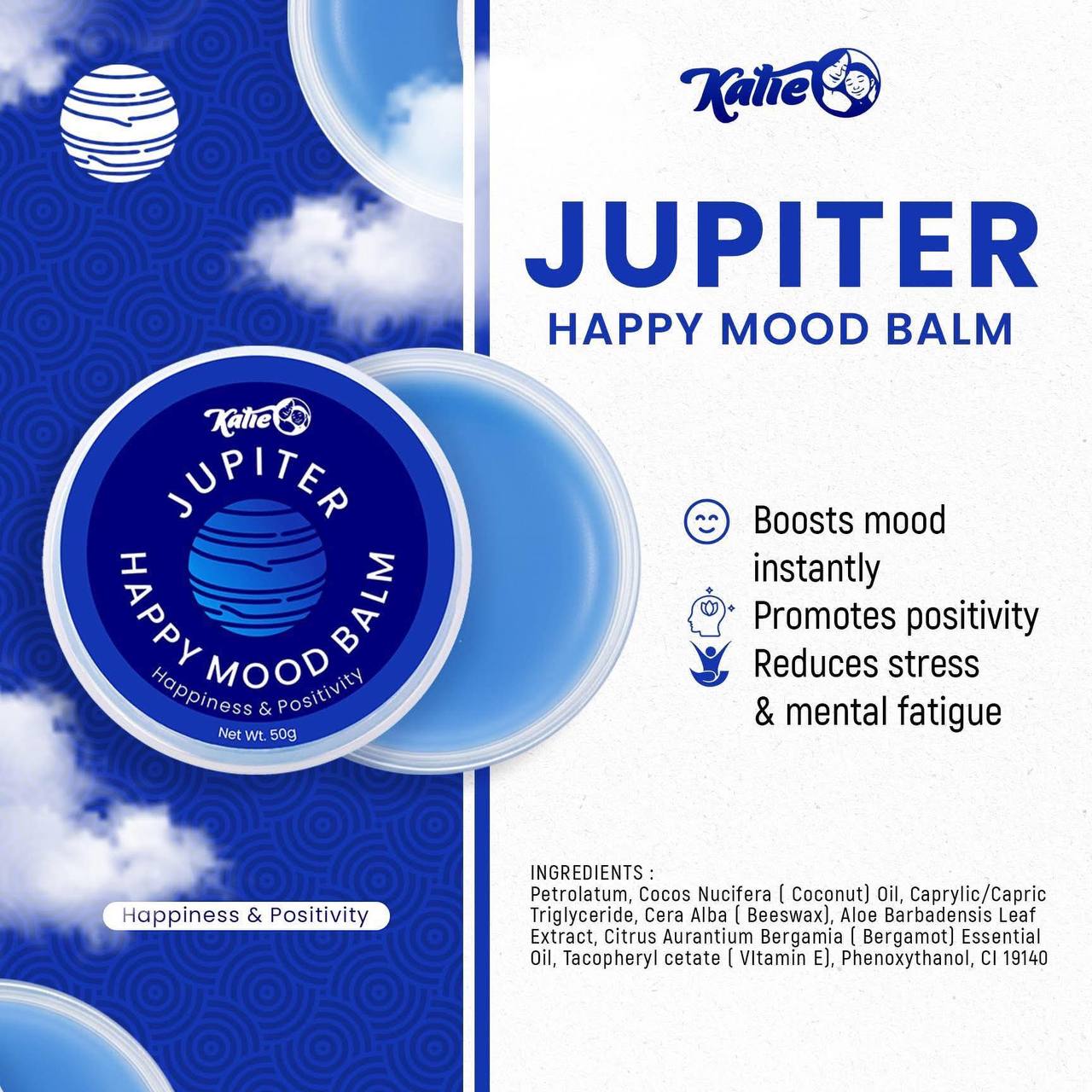 Katie Relaxing Balm MOON Calm & Sleep-Friendly 50g