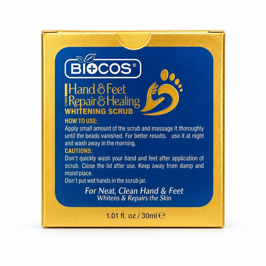 Biocos 3 in 1 Hand & Feet Repair & Healing Whitening Scrub