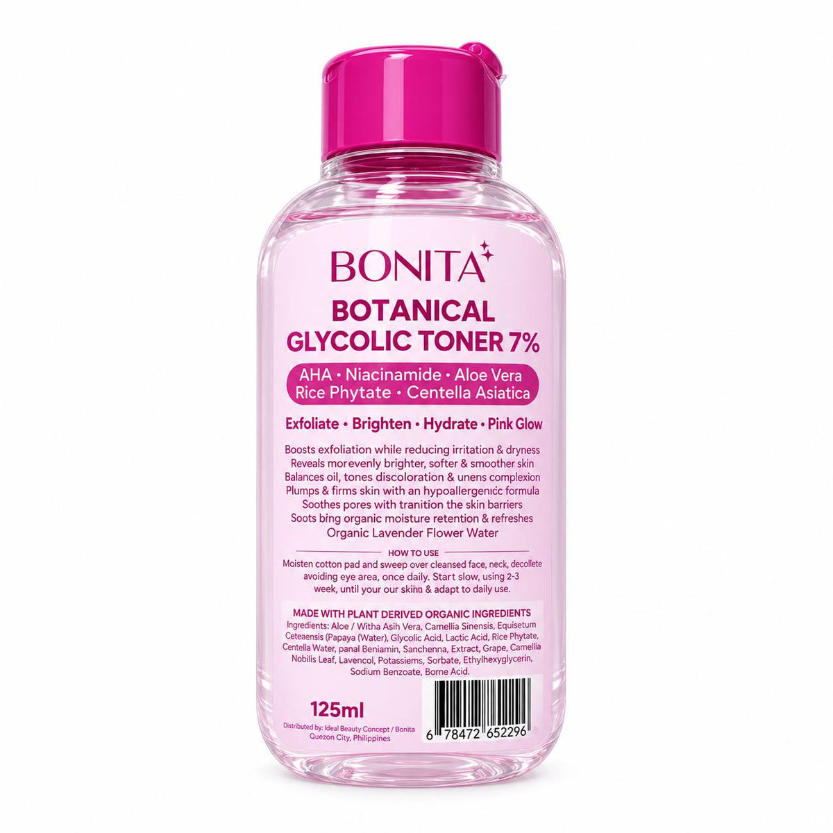 Bonita Botanical Glycolic Toner 7%