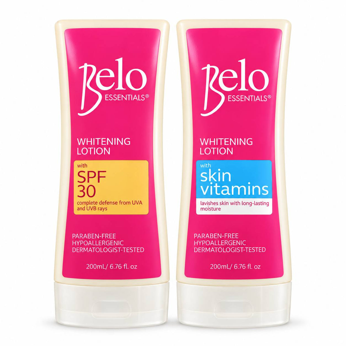 BELO ESSENTIALS Whitening Lotion with SPF 30 & with Skin Vitamins 200ml
