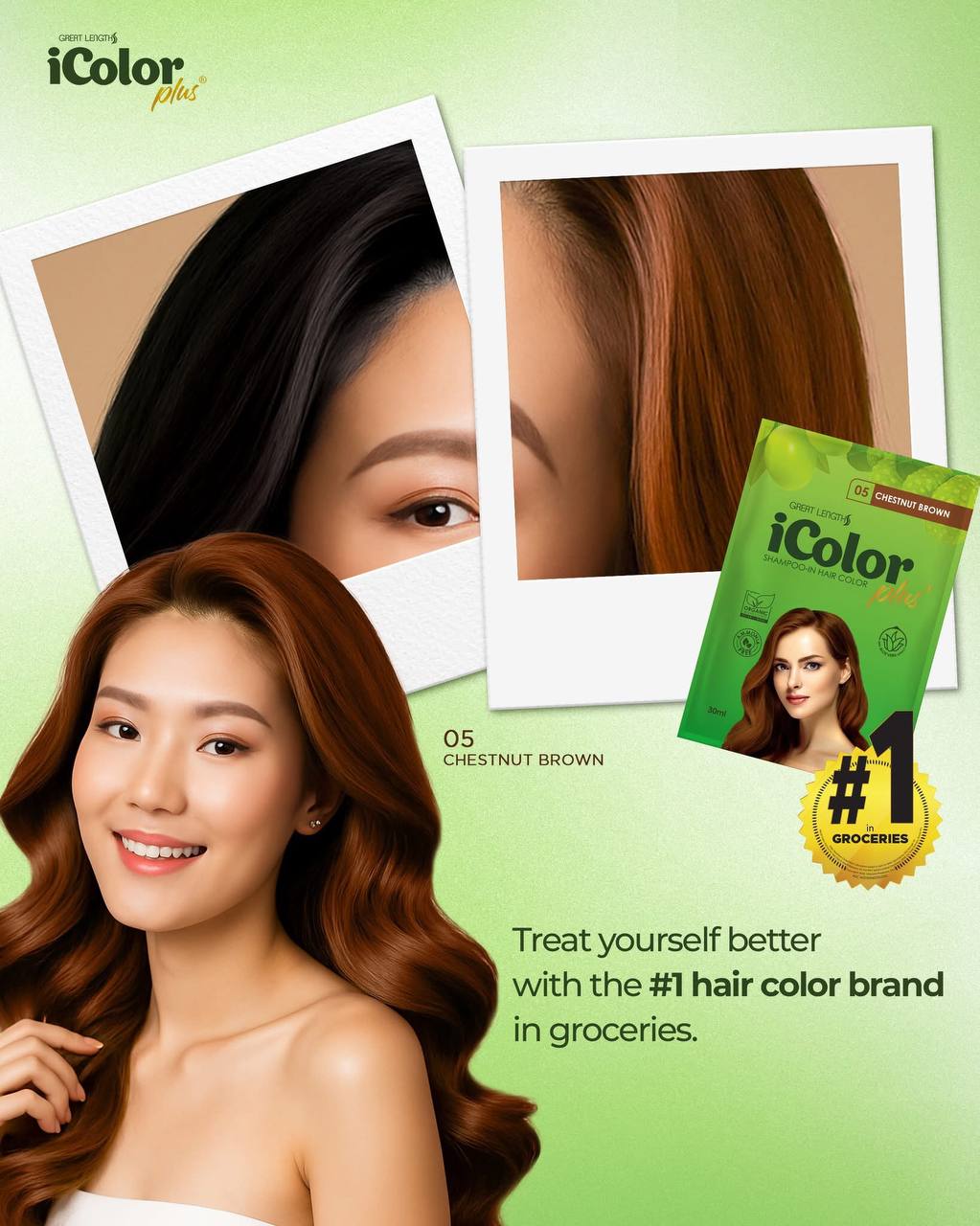 ICOLOR Plus Shampoo in Hair Color- (Box of 10s)