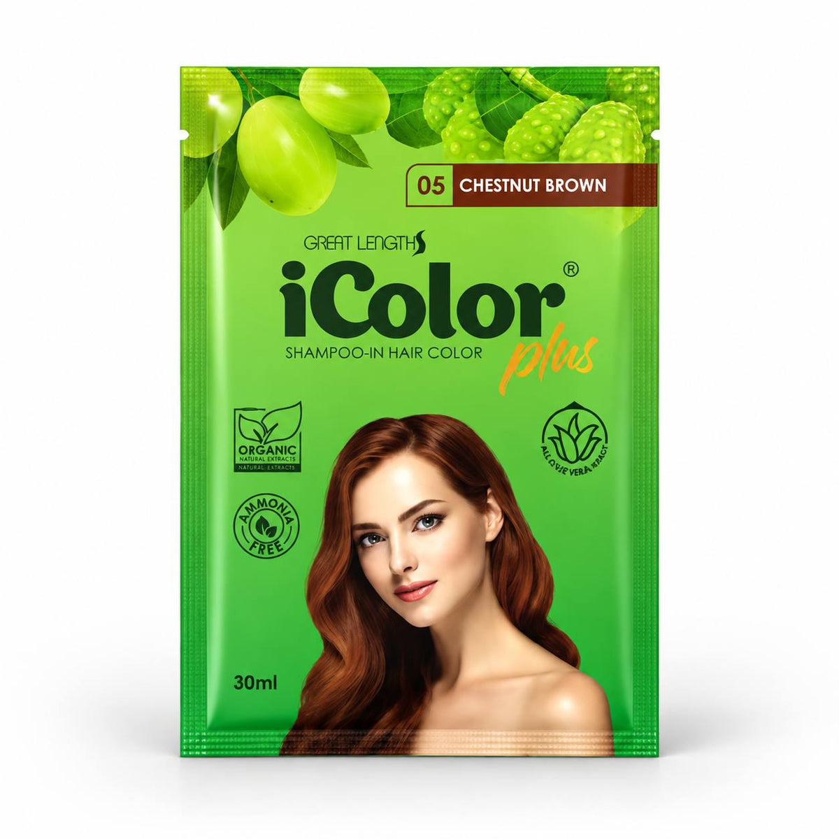 ICOLOR Plus Shampoo 30ml - (Dark Brown, Medium Brown, Chestnut Brown)