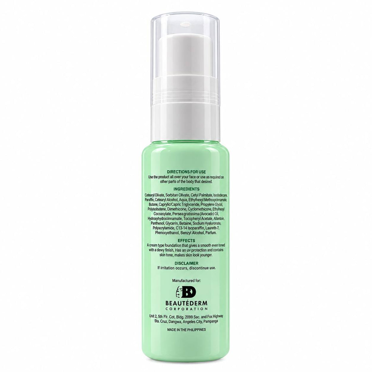 BeauteDerm Cosmetics - Mardi CC Creme Sun Protection Light Beige 30ml