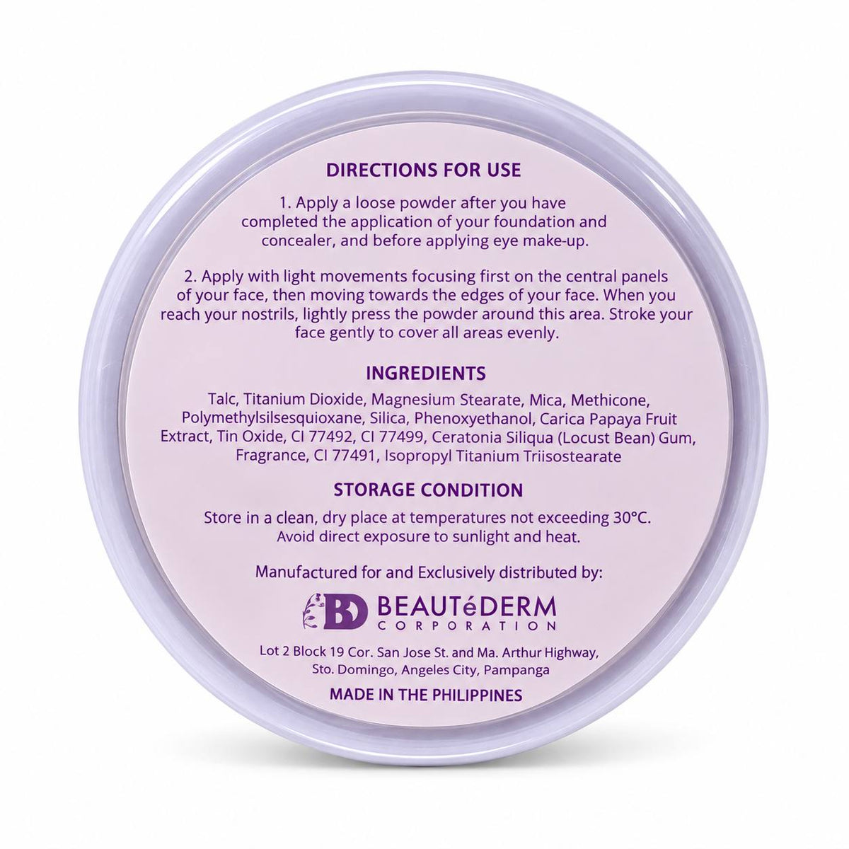 BeauteDerm Cosmetics- Mardi Belle Mineral Powder Beige 10g