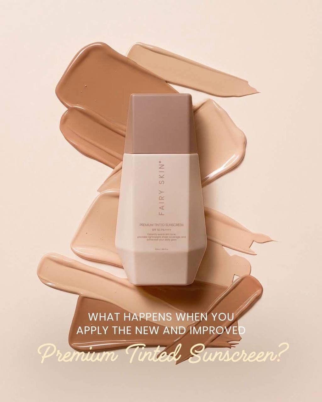 FAIRY SKIN Tinted Sunscreen 50g (Light & Medium)