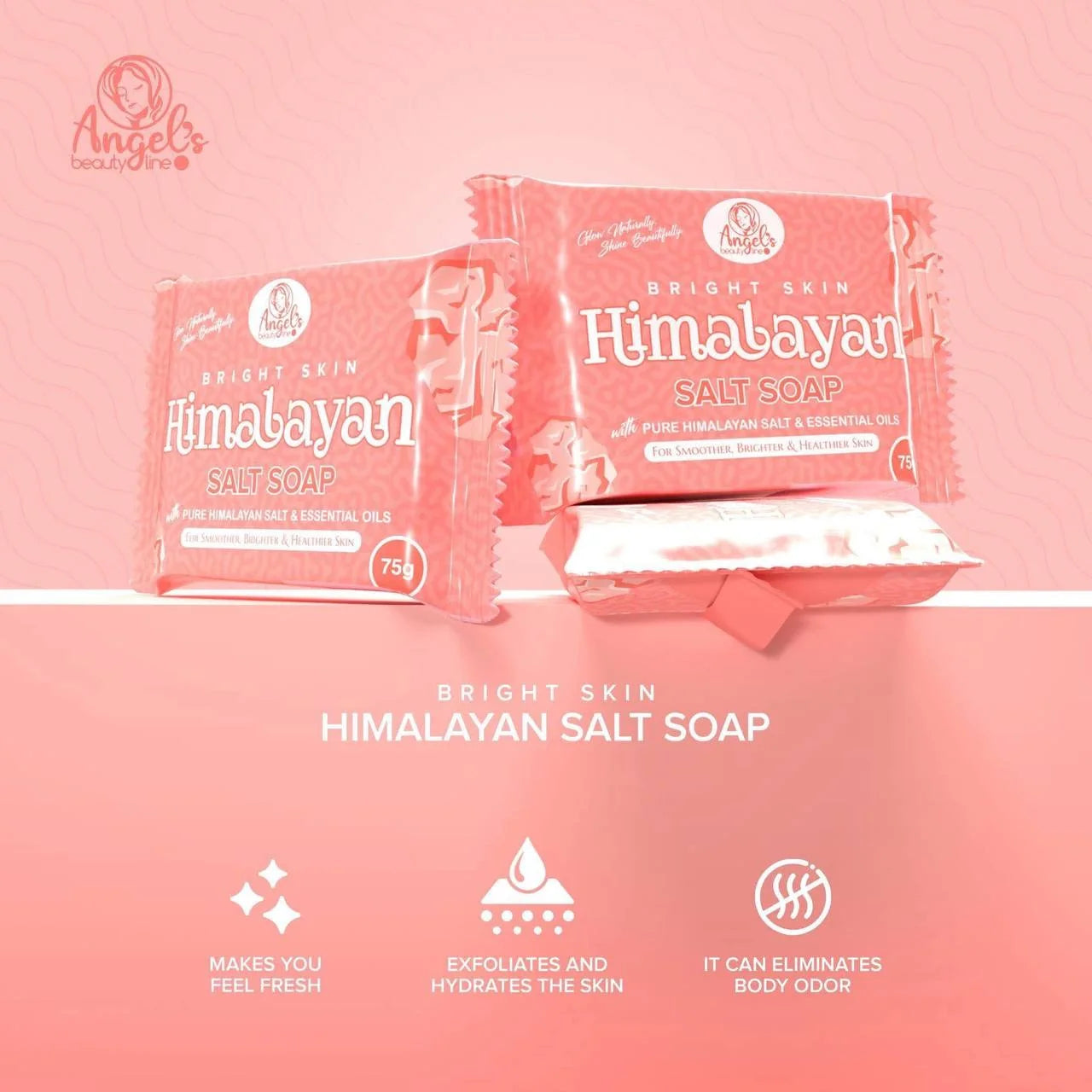Angel’s Beautyline Bright Skin Himalayan Salt Soap Pack