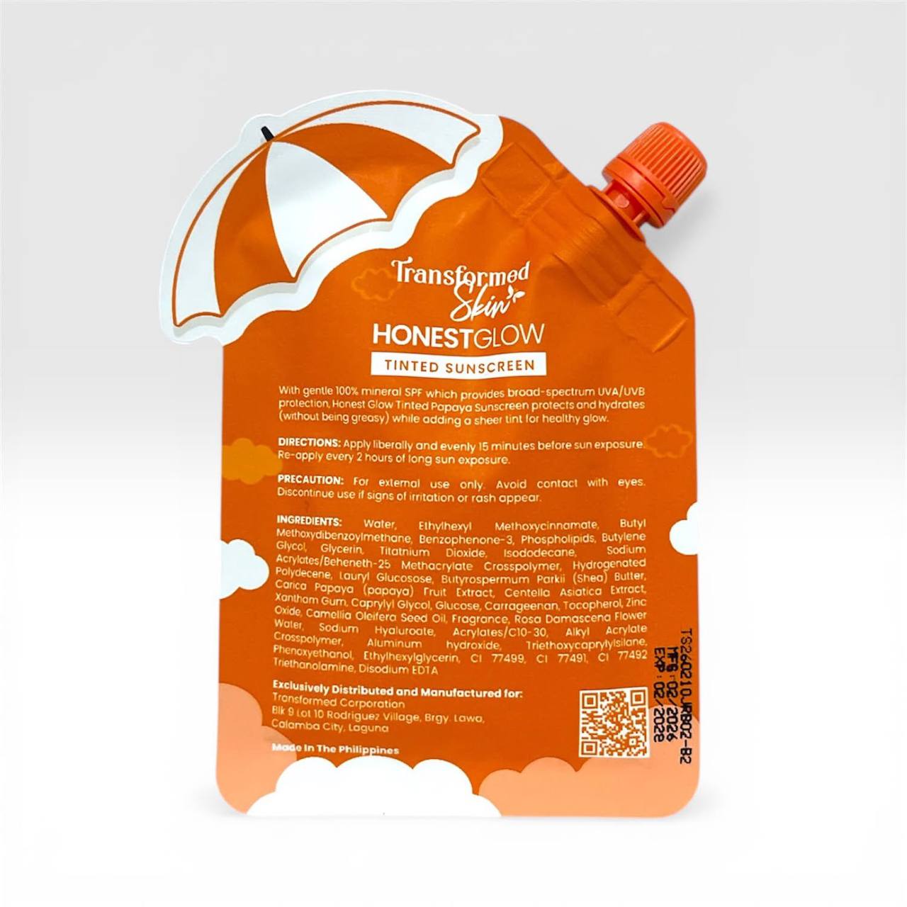Honest Glow Tinted Sunscreen SPF50 50g