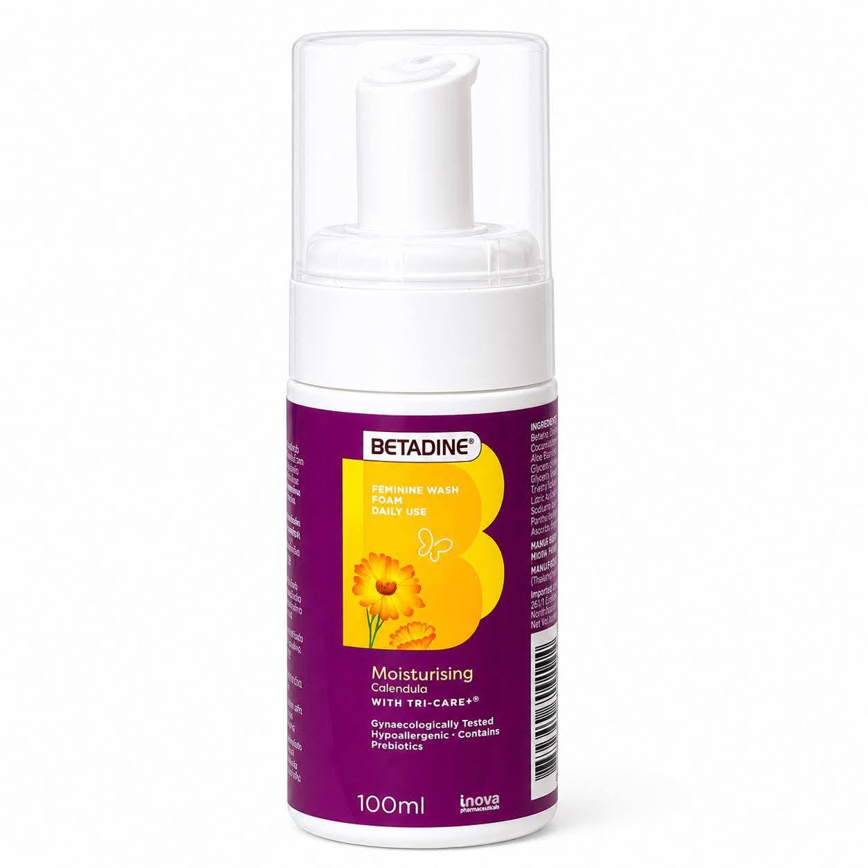 BETADINE Feminine Wash Foam Moisturising 100ml